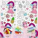 Wearable Blanket Hoodie for Kids, Coloring Teen Hoodie Blanket
