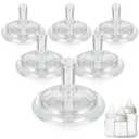 Sippy Straw Nipple for Evenflo Balance Plus Wide Neck Baby Bottles,Leak-Proof,Fast Flow Soft Silicone Straw Top Nipples,6m+,6 Count