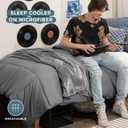 Bare Home Comforter Set - Twin Extra Long Size - Ultra-Soft - Goose Down Alternative - Premium 1800 Series - All Season Warmth (Twin/Twin XL, Grey)
