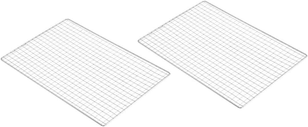 GALPADA 2pcs Mat Outdoor Cooking Mesh for Even Grilling for Camping Picnics and Backyard Bbqs