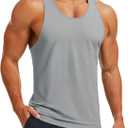 MAGCOMSEN Mens UPF 80+ Tank Tops Y Back Quick Dry Gym Workout Running Athletic Fitness Muscle Sleeveless Summer Shirts (XXL)