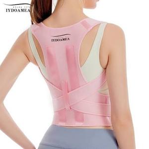 Back Brace Posture Corrector for Women and Men Back Posture Corrector Women Back Posture Corrector for Men Back Brace for Posture (Pink, Large)