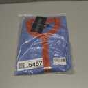 AlRithms Men's Short Sleeve Henley T-Shirt (US, Alpha, Medium, Regular, Regular, Light Blue)