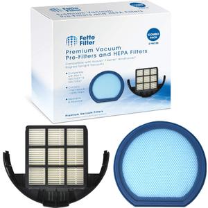 Fette Filter - Vacuum Filter Set Compatible with Hoover T-Series WindTunnel Bagless Upright - Compare to Part # 303173001 and 303172002 - Combo Pack