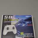 FLYDrone S8 Pro Drone Simulator Controller for FPV Beginner Pilots Training, 8 Channel Metal Joystick, Supports for DJI Virtual Flight/DRL/Uncrashed/Liftoff/DCL/VelociDrone/ Aerofly RC 10/RealFlight/Phoenix RC , Mode 2 (Grey)