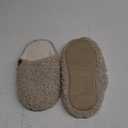 EverFoams Women's Fuzzy Slip-on Slippers Soft Comfy Memory Foam Indoor House Shoes Size 5-6