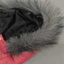 LESYPET Dog Coat for Small Dogs, Windproof Doggie Puffer Jacket with Leash Hole, Extra Warm Dog Jacket Winter Coat, Pink M