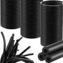 Frienda 80 ft Latex Rubber Tubing 1/8" (3mm) ID x 1/4" (6mm) Od Slingshot Speargun Bands Surgical Tube Industrial Surgical Hose Catapult Slingshot Bands Fitness Rubber Hose(Black)