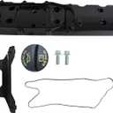 MITZONE Aluminum Engine Valve Cover with Gasket Bolts & PCV Valve and Cap with Bracket Compatible with 2007-2023 Ram 2500 3500 Dodge Ram 2500 3500 Diesel 6.7L OE 68445548AA