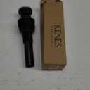 KENES Pop Up Bathroom Sink Drain with Overflow, Matte Black Pop Up Drain Stopper Anti Clog Pop Up Drain Stopper Lavatory Bathroom Vanity Sink Drain