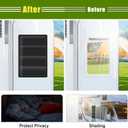 RV Door Window Shade Cover - Magnetic RV Blackout Window Cover with UV Protection and Privacy Features (25 * 16 in) Foldable Magnet Design, Waterproof Fabric (Black, 1 Pack (25"L x 16"W))