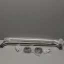 2 Pack 24 Inch Shower Grab Bar, ZUEXT Chrome Stainless Steel Bathroom Grab Bar Handle, Bathroom Shower Balance Bar, Safety Hand Rail Support, Handicap Elderly Senior Assist Bath Handle(1.25" Diameter)