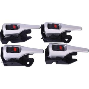 Interior Door Handle Compatible with 2009-2013 Corolla Replaces# 69206-12230 (Left), 69205-12230 (Right) Set of 4