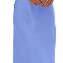 BTFBM Cocktail Dresses for Women Summer Satin Silk Sleeveless Mock Neck Maxi Wedding Guest Dress Spring Outfits 2026 Small