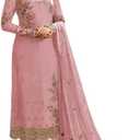 Ready to Wear Indian Pakistani Ethnic Wear Designer Straight Salwar Kameez Suit for Womens, 4XL