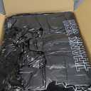 UMT Plastar 300 Count Thank You Plastic Bags, 12" x 6" x 22", 15 Mic Black T Shirt Grocery Bags with Handles, Ideal for Restaurants, Retail, Grocery Stores, Takeout, Convenience Stores