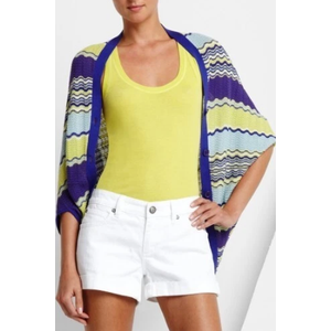 BCBGMAXAZRIA Zig Zag Sweater Shrug Size M/L