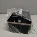 BYUNER Black Shower Caddy Portable: Plastic Bathroom Caddy Organizer with Handle and Holes, Cleaning Caddy, Hard Shower Basket Storage Tote for Toiletry, College Dorm Room Essentials for Men