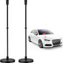 2 Pcs Magnetic Flag Holder for Car 10.4 Inch Flag Poles with Magnetic Base Mount for Trucks Vehicles Flagpole Supplies(Spring Pole)