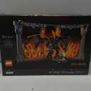 LEGO Icons The Lord of The Rings: Balrog Book Nook Kit - DIY Craft Building Set for Adults, 18+ - Collectible Gandalf Minifigure - Gift Idea for Birthdays - Home or Room Decor - 10367