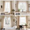 Gold Double Curtain Rod, 36 to 72 Inch Dual Curtain Rods with Aluminium Modern End Cap Finials, 1 Inch Adjustable Heavy Duty Window Treatment Rods, Telescopic Metal Double Drapery Pole Set