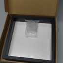 Black Wooden Minifigure Display Case - Memorabilia Display Case for Figures - 11 x 11 Inch Shadow Box Frame - Wall and Table Top With Dust Protection - Up To 28 Figures (White Base, 4Cm Depth)