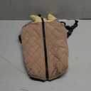 Queenmore Dog Jackets for Medium Dogs, Dog Coat with Harness Built in, Waterproof Pet Winter Coat with Zipper On Back Doggy Snowsuits Warm Soft Pet Jacket for French Bulldog, Poodle, Corgi, Brown M