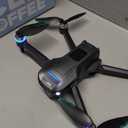 GPS Drone with 8K UHD EIS Camera for Adults, 5G WiFi FPV RC Quadcopter with Brushless Motors, Optical Flow Positioning, Obstacle Avoidance, Auto Return, Follow Me, 2 Batteries (Black)