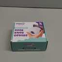 Child Safety Door Knob Cover (4 Pack) Hard-to-Remove Dual-Lock Door Handle Covers for Kids - Reusable Baby Proof Door Knob Locks - Installs Easily, No Tools Needed (White)