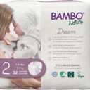 Bambo Nature Hypoallergenic Baby Diapers, Eco-Labelled Sustainable Diapers, Enhanced Leakage Protection, Totally Chlorine-free, Skin Friendly, and Super Absorbent - Size 2 (32 Count)