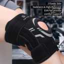 ABYON Knee Brace for Men & Women Adjustable Knee Support for Meniscus Tear, ACL, MCL & Arthritis Neoprene Patella Stability Wrap with Side Spring Stabilizers & Patella Gel Pad for Pain Relief & Injury Recovery See How to Size Video Before Ordering