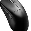 EWEADN X23Pro Wireless Gaming Mouse, PAW3311 Sensor, 49g Lightweight Mouse, 12000 DPI, 2.4G/BT5.0/USB-C Rechargeable Wireless Mouses with 6 Programmable Buttons for Laptop/PC/Mac, Black