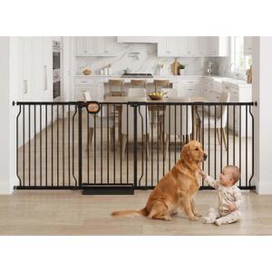 100-105 Inch Extra Wide Baby Gate for Stairs Doorways