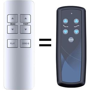 PZL RF358C Replacement Remote Control for Ease 1.0, for Tempur-Pedic Ease 2.0 Adjustable Beds