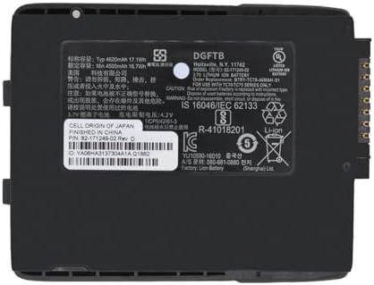 DGTECH 4620mAh Battery Replacement for Zebra Symbol TC70 TC77 BT-000318 TC75 TC70X BTRY-TC7X-46MA2 82-171249-01 82-171249-02 TC72 TC75GK TC720L TC700H TC77HL TC700K 3.7V 17.1Wh