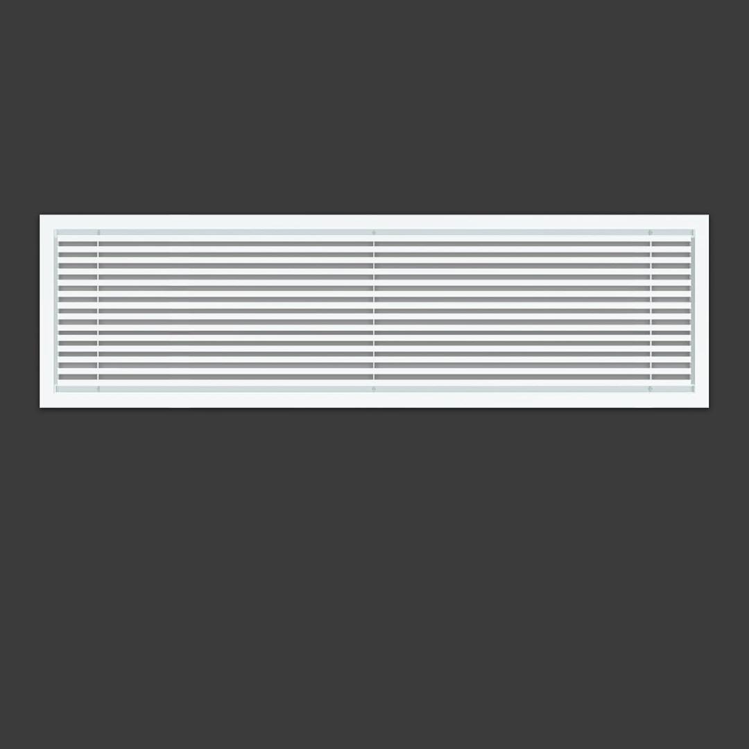 Linear Bar Air Grille 28" X 8", Aluminum Air Supply/Return Grilles,Easy Air Flow,Removable Grille/Door-HVAC Air Vent Cover,White[Outer Dimensions: 28.8"w X 8.8"h]