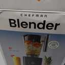 Chefman Obliterator 48 oz Countertop Blender for Smoothies, 1380W Motor to Crush Ice, Nuts, and Frozen Fruit with Stainless Steel Blade, Auto Blend Function, Includes Tamper and Scraper