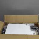 Set of 2 Industrial Touch Control Table Lamps with USB C+A Ports and AC Outlet - 3-Way Dimmable Black Bedside Lamps Nightstand Desk Lamps for Bedroom Living Room, Glass Shade & 2 LED Bulbs Included