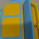 QQKO Bento Lunch Boxes with 4 Compartments, Sauce Container,