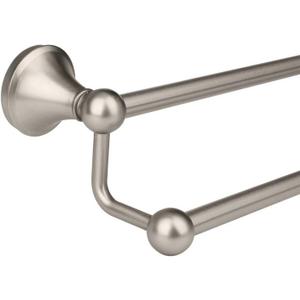 Antique Bathroom Double-Towel Bar Brushed Nickel, 24 Inch Towel Racks for Bathroom Wall Mounted,Bathroom Accessories Towel Holder,Bathroom TwoTowel Rod Hanger
