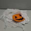 Retisee Lighted Halloween Ghost Dog Puppy with Pumpkin Outdoor Decoration Pre-lit 2D Tinsel Spooky Ghost Dog Halloween Lighted-up Party Courtyard Porch Garden Lawn Display Decor, Not Include Battery