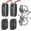 monTEK Swivel Bike Wall Mount  2 Pack Garage Bike Hanger & Space-Saving Vertical Bike Rack for Garage & Apartment, Sturdy Bike Storage Hook Holds 66 lbs, Easy Installation & Scratch-Proof Design