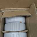 OTAGO 6" Bowls Set of 6, Ribbed Stoneware Bowls with Unique Handcrafted Reactive Glaze, Matte Ceramic Tableware for Kitchen, Dinner & Dining, Microwave & Dishwasher SafeWhite