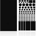 FLANCCI LED Light Blocking Stickers, Light Dimming Stickers, (2 Sheets) Dimming Sheets (2 Sheets 80%)