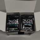 DUDE Wipes On-The-Go Flushable Wet Wipes - 30 Count, Pack of 2 - Mint Chill Extra-Large Individually Wrapped Wipes with Eucalyptus & Tea Tree Oil - Septic and Sewer Safe