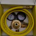 BETOOLL Nitrogen Regulator - Nitrogen Gauge with 78.7" Hose, 0-600 PSI Delivery Pressure Equipment Brass Inlet Outlet Connection Gauges