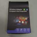 2026 Aimoon Mini Wireless CarPlay Adapter Upgrade Wired to Wireless for CarPlay & Android Auto Plug and Play Fast Auto-Reconnect Stable Control Zero Delay Car Play for iPhone iOS 10+ Android 11+, Orange