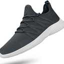Feethit Mens Slip On Running Shoes Breathable Lightweight Comfortable Fashion Non Slip Sneakers for Men Cs05 Dark Grey Size 10.5 