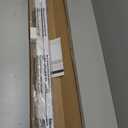 LazBlinds No Tools No Drill 1" Vinyl Mini Blinds, Cordless Blinds for Windows, Light Filtering Horizontal Window Blinds & Shades, 34" W x 36" H, White