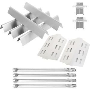Genesis 330 Grill Parts for Weber Genesis 300 Series w/Front Control, Flavorizer Bars Heat Deflector & Burner Kit Parts for Weber Genesis E/S/EP 310 320 330 for Weber Genesis 330 Accessories
